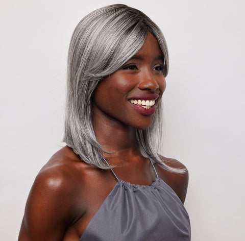 High Heat Mid Straight Topper Wig - 1036   Alexander Couture Collection High Heat Mid Straight Topper Wig - 1036   Alexander Couture Collection