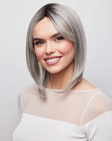 High Heat Mid Straight Topper Wig - 1036   Alexander Couture Collection High Heat Mid Straight Topper Wig - 1036   Alexander Couture Collection