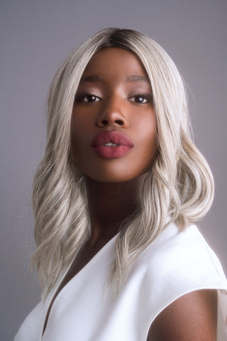 High Heat Mid Wavy Topper Wig - 1037   Alexander Couture Collection High Heat Mid Wavy Topper Wig - 1037   Alexander Couture Collection