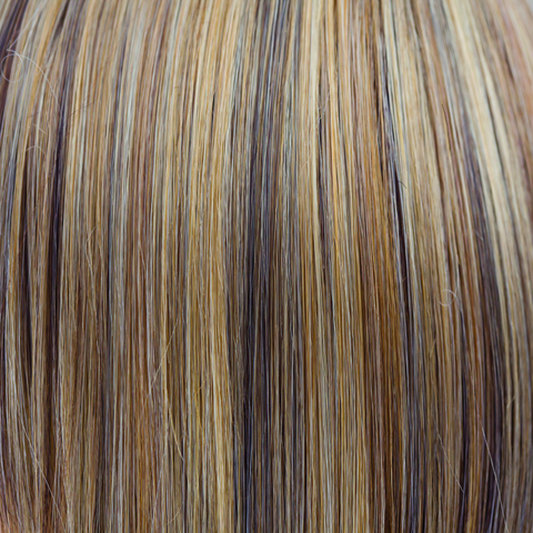 Butter Pecan  -  A pecan blond which melts into many tones of warmth, runs into a toasted pecan white. The creams throughout it look extremely natural and blend through the length. This multidimensional blond is lovely, luscious and really warms the skin tone. Butter Pecan  -  A pecan blond which melts into many tones of warmth, runs into a toasted pecan white. The creams throughout it look extremely natural and blend through the length. This multidimensional blond is lovely, luscious and really warms the skin tone.