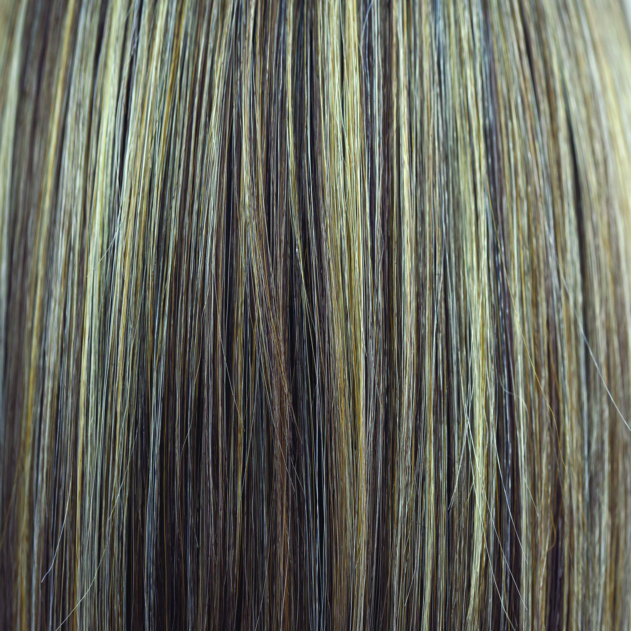 Peaches & Cream  -  A warm peach blonde base with creamy blonde undertone highlights. Highlights in a bright cream white blonde enhance the look, while a rich chocolate root regrowth adds depth and contrast. Peaches & Cream  -  A warm peach blonde base with creamy blonde undertone highlights. Highlights in a bright cream white blonde enhance the look, while a rich chocolate root regrowth adds depth and contrast.