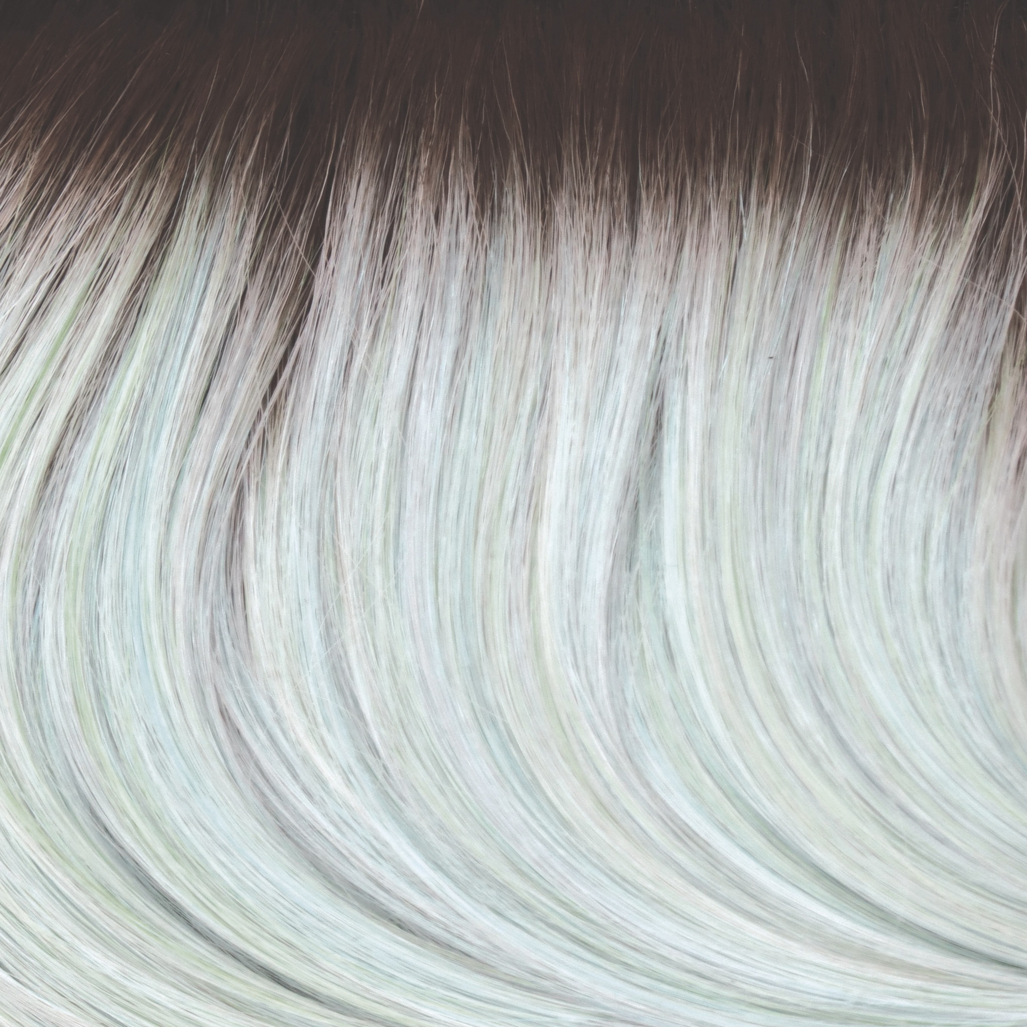 Seaglass-R  -  This beige brown rooted color is captivating. The root seamlessly smudges into a pale peppermint green with hints of blue jade. Seaglass-R  -  This beige brown rooted color is captivating. The root seamlessly smudges into a pale peppermint green with hints of blue jade.