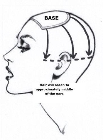 Human Hair Wiglet 113H