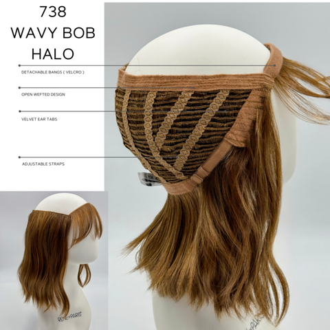 Wavy Bob Halo TP - 738 ROP Hi Fashion Collection