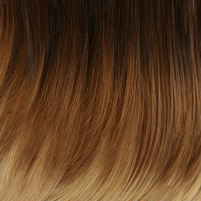 22" Meena 3/4 Synthetic Wig