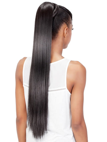 Bang and Ponytail Fendy Heat-Friendly Synthetic Hairpiece