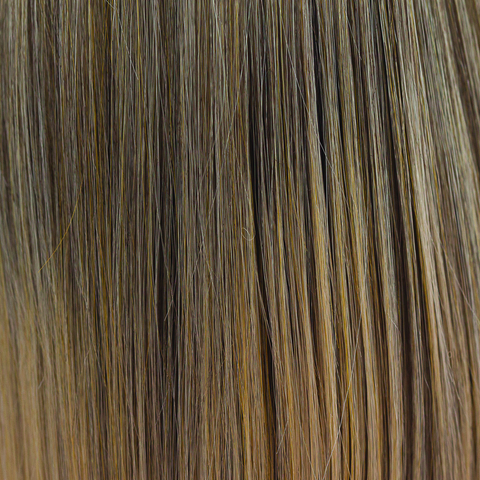 Buttered Toast  -  A medium blond smoky infusion of colors! Buttered Toast has a graduated blend of sandstone blonds and soft truffle weaves, with dark beige blond slices and buttery blended undertones.