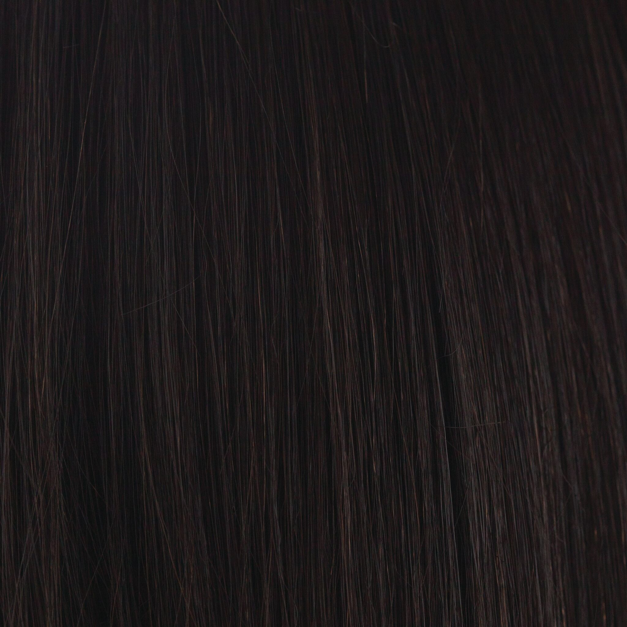 Coffee Noir  -  An espresso toned shade, with a cool rich tone, and is oh-so sophisticated. This stunning dark brown, makes any style look amazing.