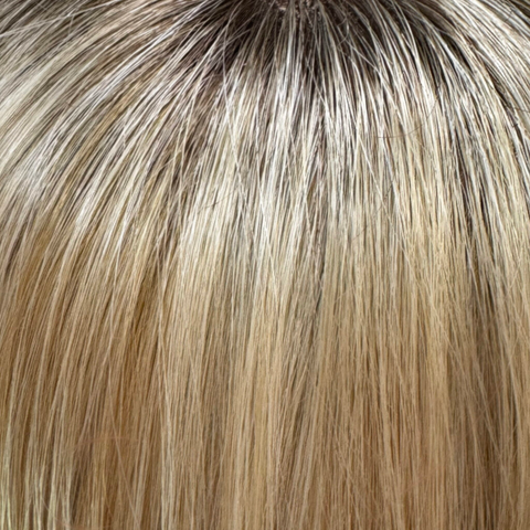 Creamy Toast-R  -  This irresistibly, gorgeous blond is both natural and outgoing. Creamy Toast-R has a blended regrowth of almond brown and has creamy porcelain slices throughout and undertones of soft wheat and pale light oak.