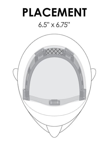 Top Wave 12" Monofilament Hairpiece