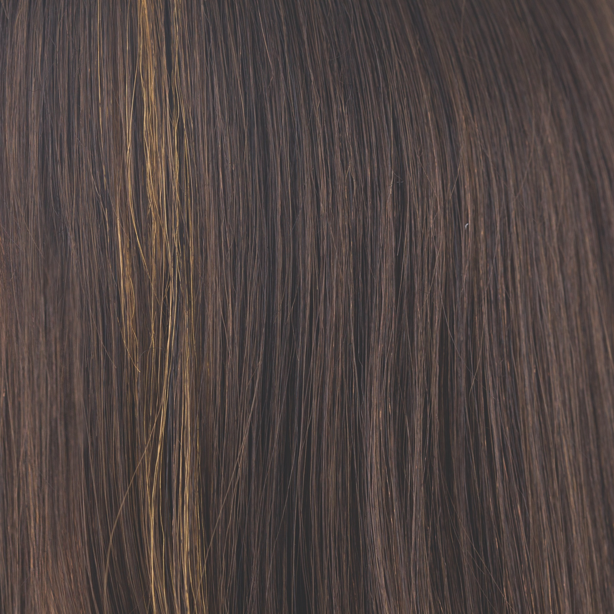 Kahlua Blast  -  A cool toned brown that has a Dark Chocolate-base. This color has a lively yellow golden streak on the front, making it a statement color for daily wear.