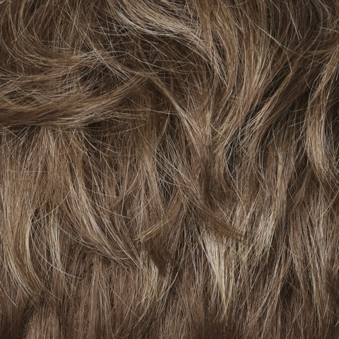 Mocha Truffle  -  A high heat color with a beautiful mid beige brown base color that boasts creamy mocha blond highlights. This stunning array of shades makes Mocha Truffle an exciting and natural new color.