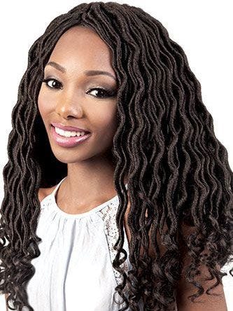 Crochet Featherlite Pre-Loop Goddessloc 3X18" Crochet Extensions