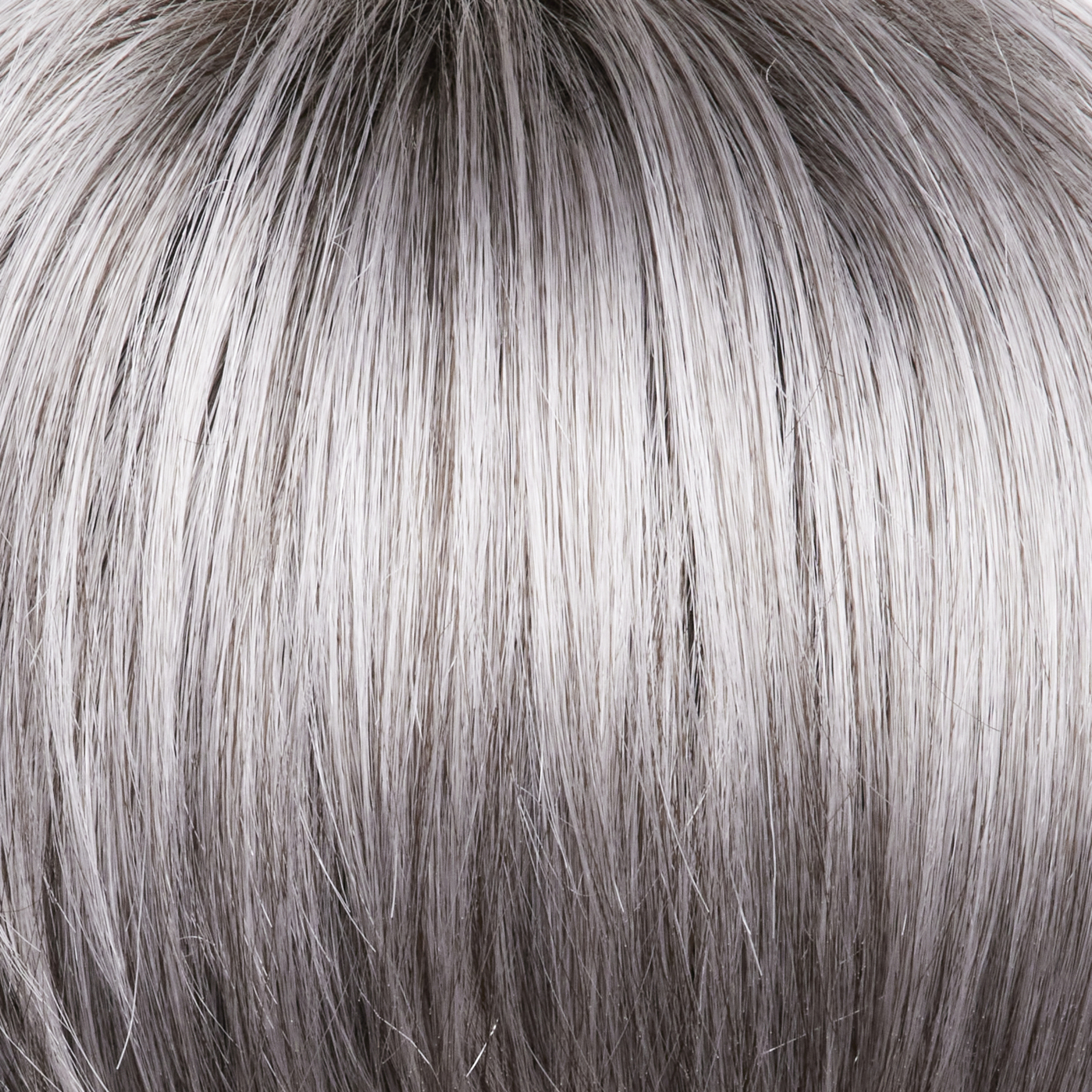 NM Silver Stone  -  This is color is a must-have silver tone. Silver Stone is natural and realistic with gradation starting as a silvery white and ends as a dark salt-and-pepper tone at the nape. Effortless beauty is achieved with this color!