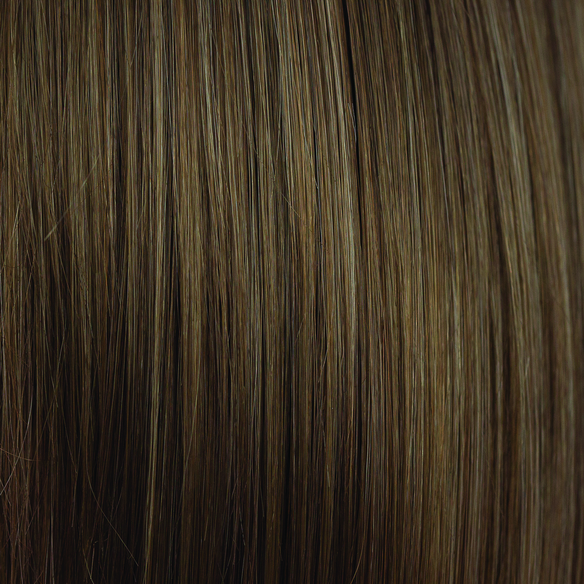 Pecan  -  A delightful mixture of warm medium brown and ashy medium brown. With both tones of brown, it's an excellent color choice for any length and style.