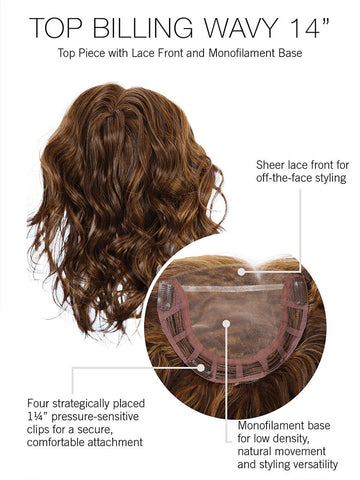 Top Billing 14" Wavy Hair Addition
