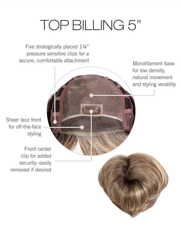 Top Billing 5" Hair Addition