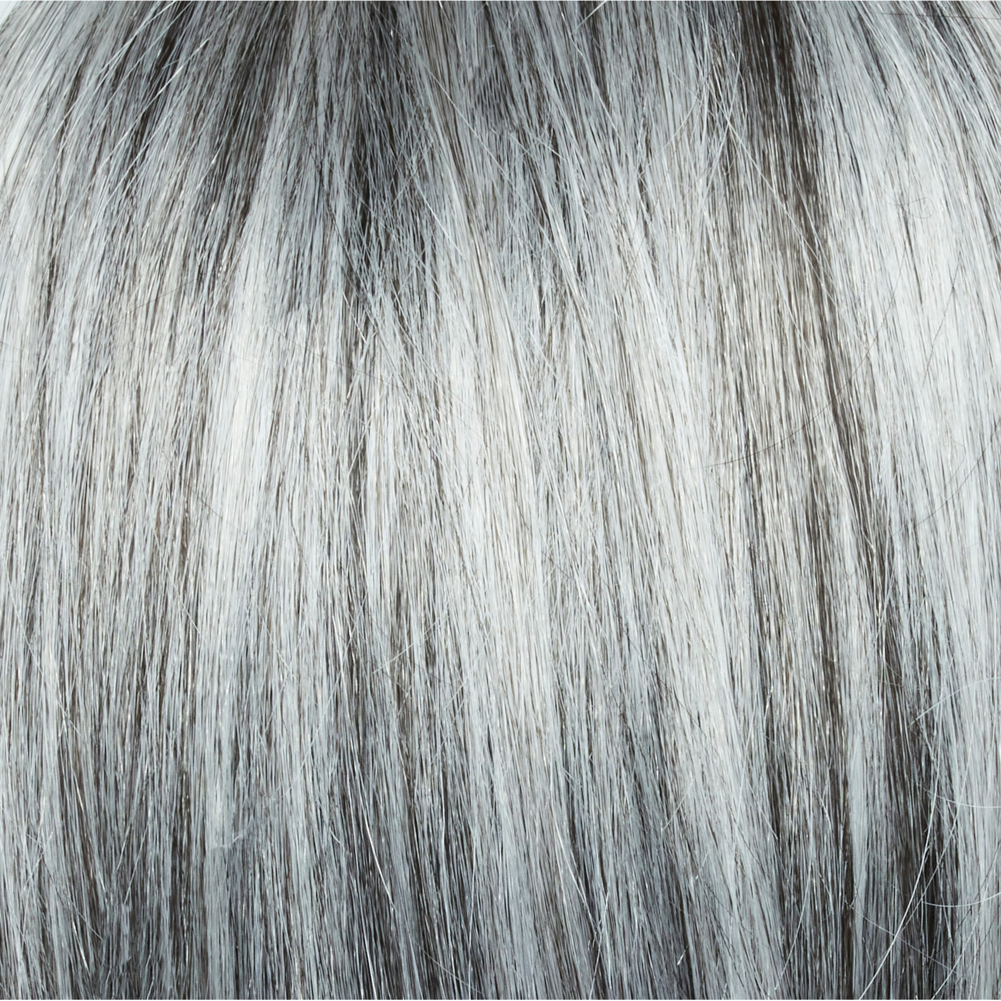 Salt & Pepper  -  A natural blend of silvery gray and deep charcoal. The silver tones (salt) blended with a darker smoky hues (pepper). 