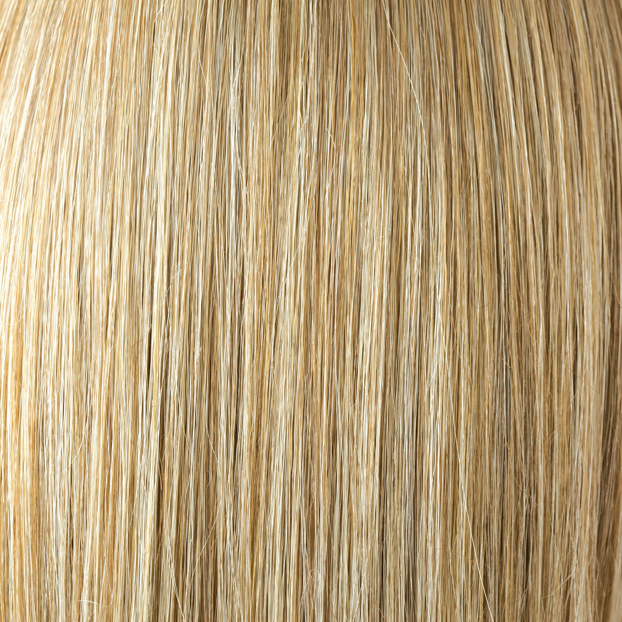 Spring Honey-T  -  A perfect blend of warm honey blond and cool platinum blond. Lighter face line & hair ends complete a dimensional appearance.