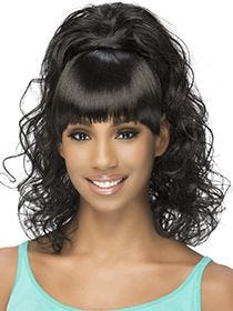 Bang and Ponytail Felicia Heat-Friendly Synthetic Hairpiece
