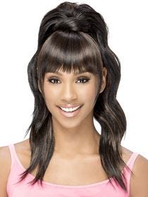 Bang and Pony Yuna Heat Friendly Synthetic Hairpiece