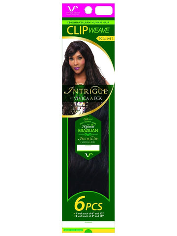 Natural Brazilian Intrigue Clip Weave 18"