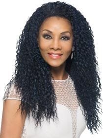 22" Meena 3/4 Synthetic Wig