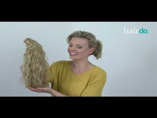 HOW TO: 18" Beach Curl Pony Synthetic Hairpiece by hairdo