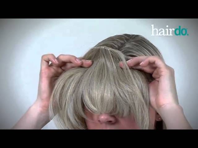 HOW TO: Bangs Synthetic Hairpiece by hairdo