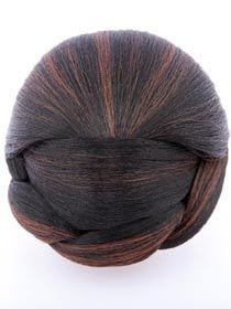 Tucked In Button Bun Synthetic Hairpiece