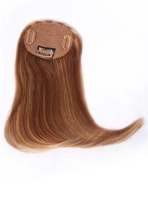12" Add On Fall Human Hair Hairpiece