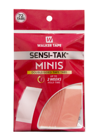 Red SENSI-TAK Tape Contours and Minis Hair System Tape